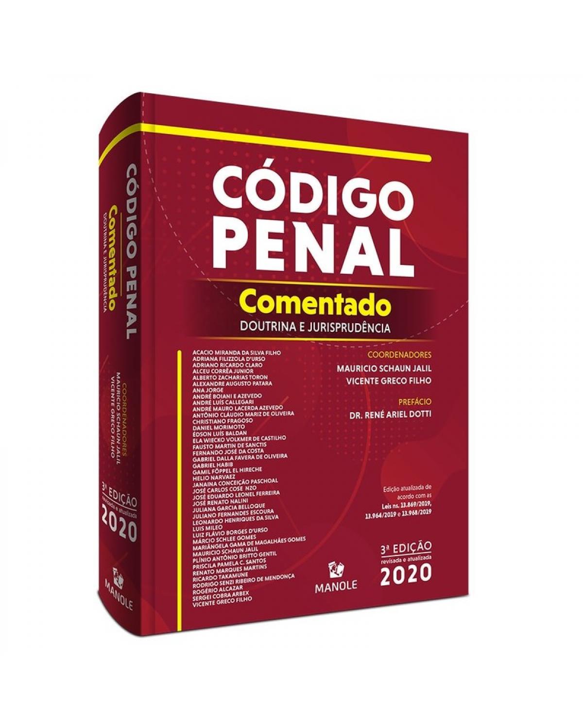 Código penal comentado - doutrina e jurisprudência - 3ª Edição | 2020