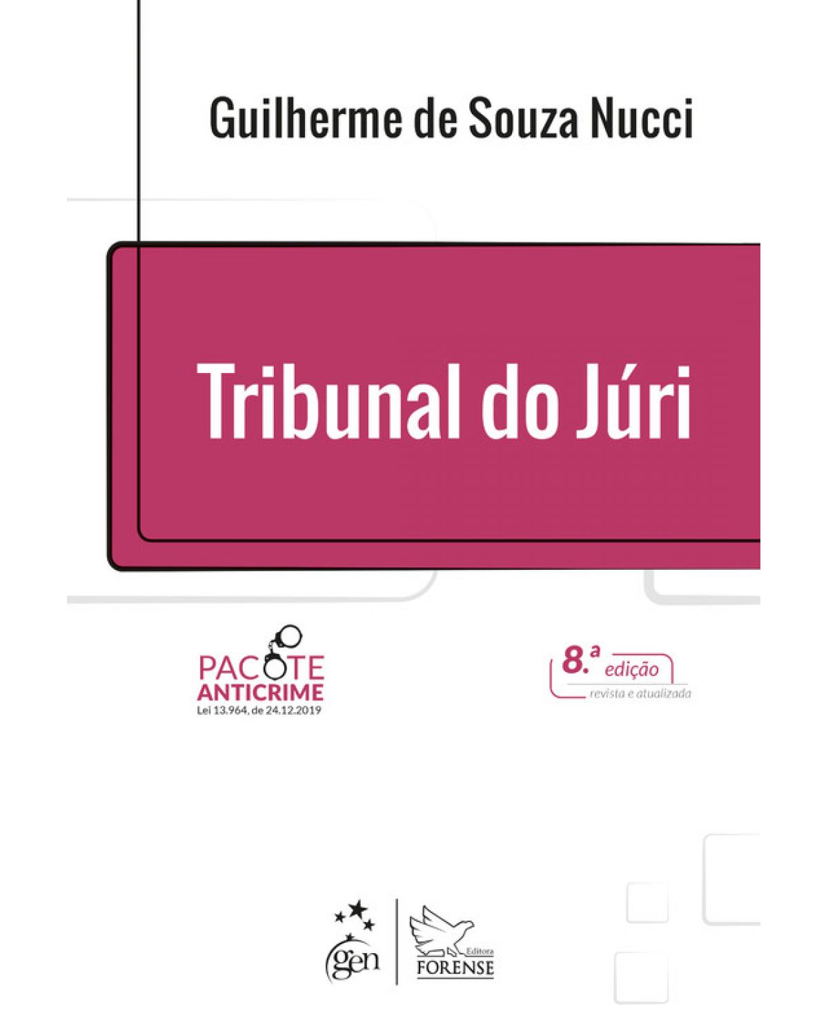 Tribunal do júri - 8ª Edição | 2020