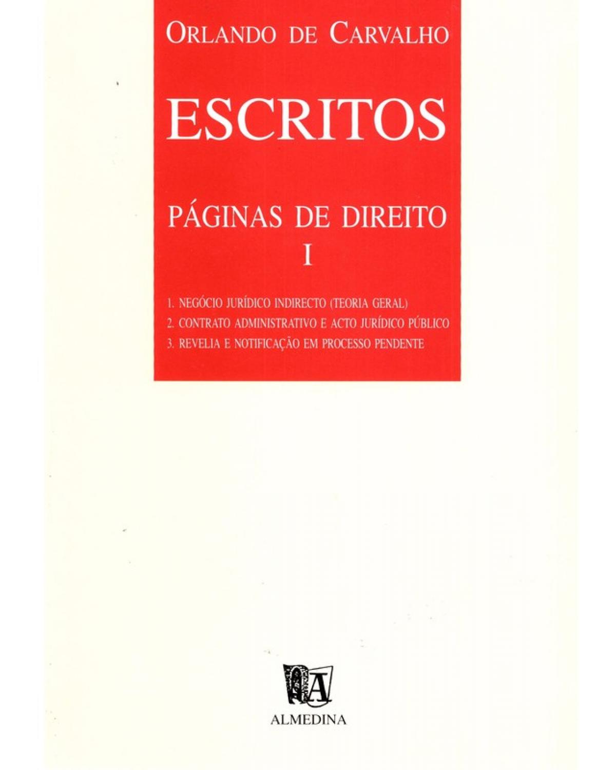 Escritos: Páginas de Direito I