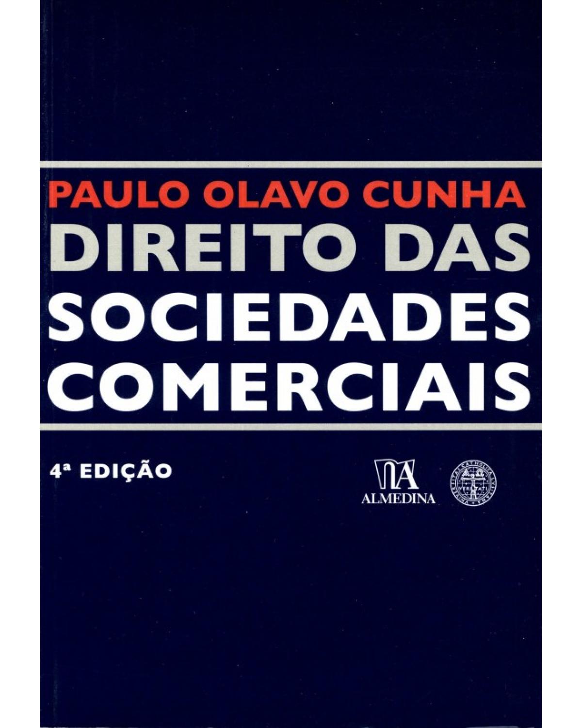 Direito das Sociedades Comerciais - 4ª Edição