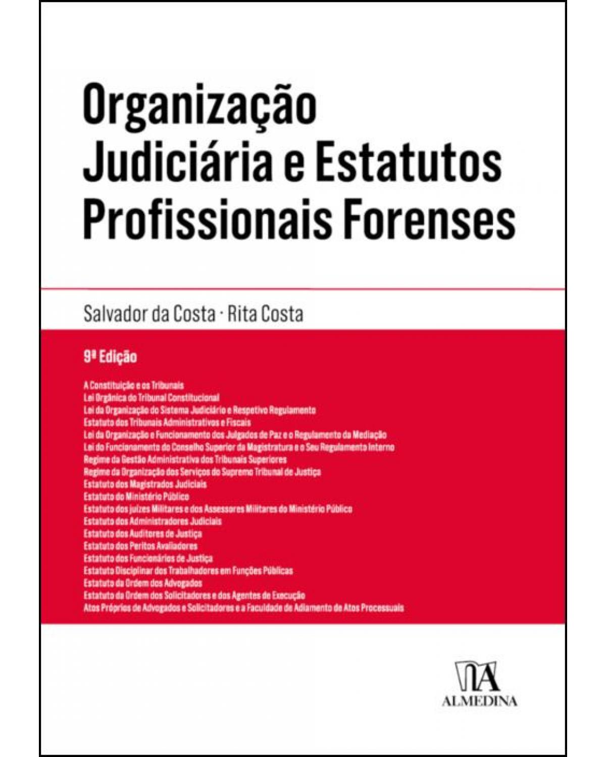 Organização Judiciária e Estatutos Profissionais Forenses | 2020