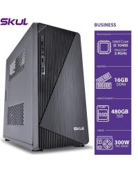 COMPUTADOR BUSINESS B500 - I5 10400 2.9GHZ 10ª GER MEM 16GB DDR4 SSD 480GB HDMI/VGA FONTE 300W