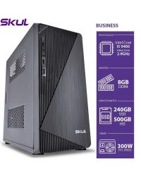 COMPUTADOR BUSINESS B500 - I5 9400 2.9GHZ 8GB DDR4 SSD 240GB HD 500GB HDMI/VGA FONTE 300W