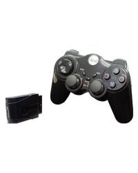 CONTROLE WIRELESS PARA PS2 ST-627 - SISTEMA DE DESLIGAMENTO AUTOMÁTICO - SISTEMA DE VIBRAÇÃO DUPLO