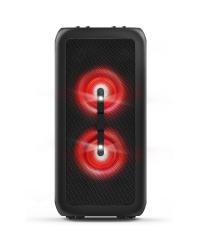 CAIXA DE SOM PARTY SPEAKER BLUETOOTH LED/USB/AUXILIAR 80W TANX200 PRETA