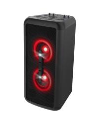 CAIXA DE SOM PARTY SPEAKER BLUETOOTH LED/USB/AUXILIAR 80W TANX200 PRETA