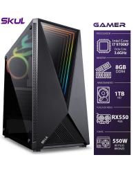 COMPUTADOR GAMER 7000 - I7 9700KF 3.6GHZ 9ª GER. MEM. 8GB DDR4 HD 1TB RX550 4GB FONTE 550W BRONZE