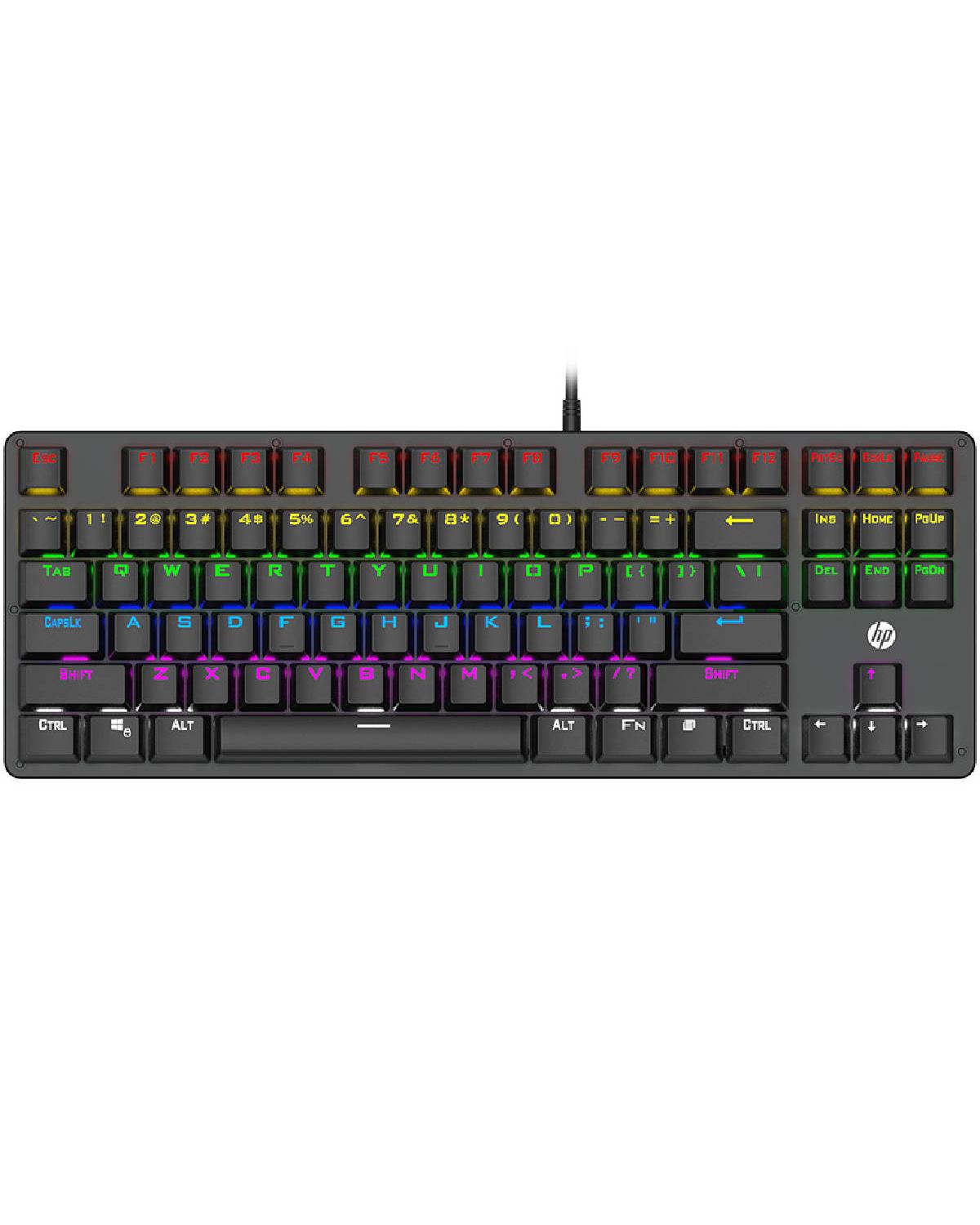 TECLADO USB GAMER MECANICO GK200 LED PRETO