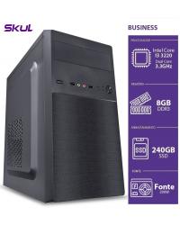 COMPUTADOR BUSINESS B300 - I3 3220 3.3GHZ 3ªGER MEM 8GB DDR3 SSD 240GB  HDMI/VGA FONTE 200W