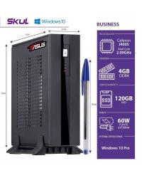 MINI COMPUTADOR BUSINESS B100 POWERED BY ASUS- CEL DUAL CORE J4005 2.0GHZ 4GB DDR4 SSD 120GB SERIAL FONTE 60W WIN 10 PRO