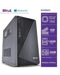 COMPUTADOR BUSINESS B300 - I3 4130 3.4GHZ 4GB DDR3 SSD 120GB HDMI/VGA FONTE 200W WINDOWS 10 HOME