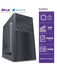 COMPUTADOR HOME H200 - AMD A8 9600 3.1GHZ 4GB DDR4 HD 500GB HDMI/VGA FONTE 200W WINDOWS 10 HOME