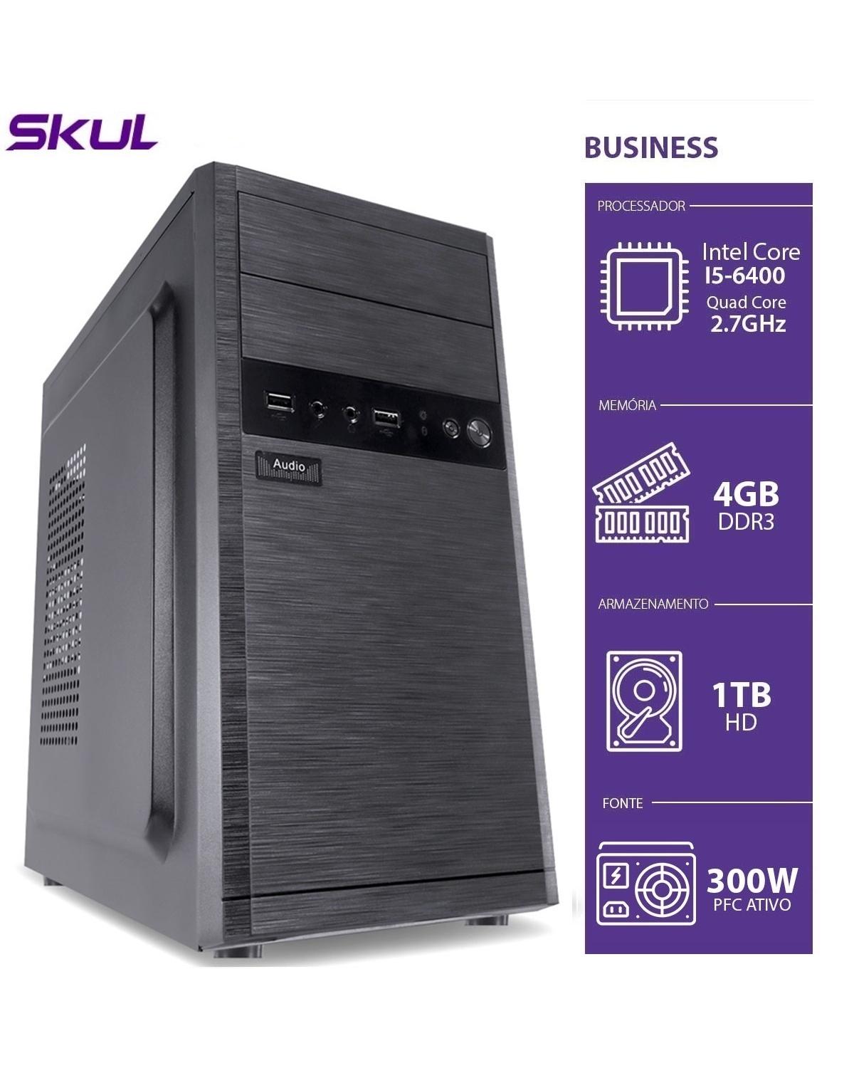 COMPUTADOR BUSINESS B500 - I5 6400 2.7GHZ MEM. 4GB DDR3 HD 1TB FONTE 300W