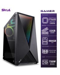 COMPUTADOR GAMER 7000 - I7 9700KF 3.6GHZ 9ª GER. MEM. 32GB DDR4 SSD 480GB SEM VÍDEO INTEGRADO FONTE 750W BRONZE