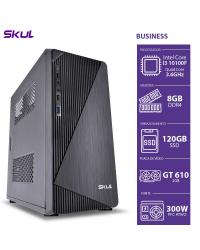 COMPUTADOR BUSINESS B300 - CORE I3 10100F 3.6GHZ 8GB DDR4 SSD 120GB GT 610 2GB FONTE 300W PFC ATIVO