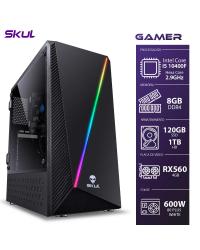 COMPUTADOR GAMER 5000 - I5 10400F 2.9GHZ 10ª GER. MEM. 8GB DDR4 SSD 120GB HD 1TB RX560 4GB FONTE 600W 80 PLUS WHITE