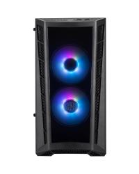 GABINETE MASTERBOX MB320L ARGB, LATERAL EM VIDRO TEMPERADO, 2 FANS ARGB, FRONTAL ACRÍLICO - MCB-B320L-KGNN-S02