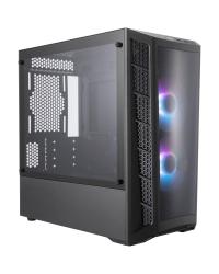 GABINETE MASTERBOX MB320L ARGB, LATERAL EM VIDRO TEMPERADO, 2 FANS ARGB, FRONTAL ACRÍLICO - MCB-B320L-KGNN-S02