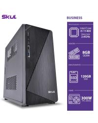 COMPUTADOR BUSINESS B500 - I5-11400 2.6GHZ 8GB DDR4 SSD 120GB HDMI/VGA FONTE 300W PFC ATIVO