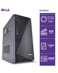 COMPUTADOR BUSINESS B500 - I5-11400 2.6GHZ 4GB DDR4 SSD 120GB HDMI/VGA FONTE 300W PFC ATIVO