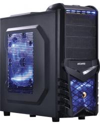 GABINETE MID-TOWER WOLF GRADE LATERAL COM FAN 200MM LED AZUL - WOLFPTOAZ3FSA