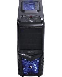 GABINETE MID-TOWER WOLF GRADE LATERAL COM FAN 200MM LED AZUL - WOLFPTOAZ3FSA