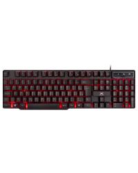 TECLADO USB GAMER VX GAMING HYDRA 107 TECLAS + 12 MULTIMÍDIA COM BACKLIGHT EM 03 CORES SENSACAO TECLA MECANICA