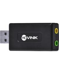 ADAPTADOR PLACA DE SOM USB 7.1 CANAIS VIRTUAL AUSB71