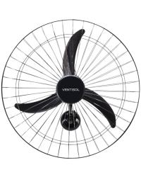 VENTILADOR OSCILANTE DE PAREDE 60CM 200W PRETO BIVOLT