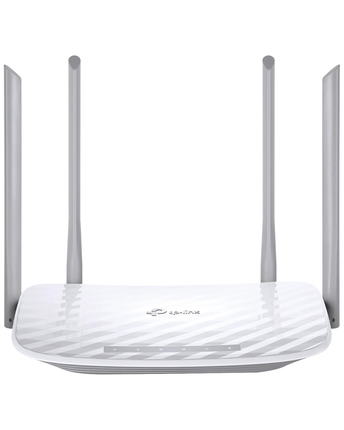 ROTEADOR WIRELESS DUAL BAND 2.4/5GHZ AC1200 ARCHER 4 ANTENAS C50 C/ CHECK IN NO FACEBOOK