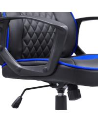 CADEIRA GAMER MAD RACER STI MASTER PRETO COM AZUL - MADSTIMSAZ