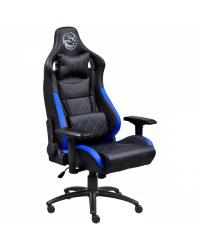 CADEIRA GAMER MAD RACER V10 PRETO COM DETALHES EM AZUL - MADV10AZGL PCYES