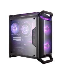 GABINETE MASTERBOX Q300P 2 FANS RGB - CONTROLADOR E SPLITTER - PAINEL LATERAL ACRÍLICO TRANSPARENTE - MCB-Q300P-KANN-S02