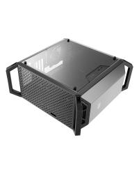 GABINETE MASTERBOX Q300P 2 FANS RGB - CONTROLADOR E SPLITTER - PAINEL LATERAL ACRÍLICO TRANSPARENTE - MCB-Q300P-KANN-S02