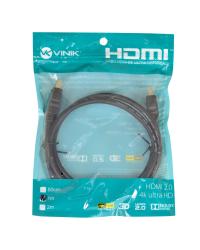 CABO HDMI 2.0 4K ULTRA HD 3D CONEXÃO ETHERNET 1 METRO - H20-1