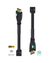 CABO HDMI 2.0 4K ULTRA HD 3D CONEXÃO ETHERNET COM FILTRO 10 METROS - H20F-10