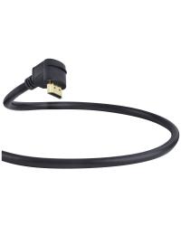 CABO HDMI 2.0 4K ULTRA HD 3D CONEXÃO ETHERNET COM 01 CONECTOR 90º 2 METROS - H2090-2