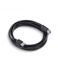 CABO PARA IMPRESSORA E HD EXTERNO USB A 3.0 MACHO PARA USB B 3.0 MACHO 28AWG PURO COBRE 3 METROS - PUABM3-3