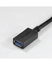 CABO EXTENSOR USB A 3.0 MACHO PARA USB A 3.0 FÊMEA 28AWG PURO COBRE  1 METRO - PUAMF3-1