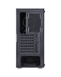 GABINETE MID-TOWER JUPITER PRETO COM 3 FANS LED RGB FRONTAL E LATERAL EM VIDRO TEMPERADO - JUPPT7C3FCV