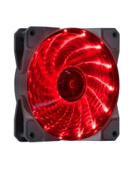 FAN/COOLER VX GAMING V.LUMI 15 PONTOS DE LED 120X120 VERMELHO - VLUMI15R