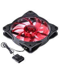 FAN/COOLER VX GAMING V.LUMI 15 PONTOS DE LED 120X120 VERMELHO - VLUMI15R