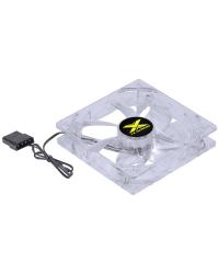 FAN/COOLER VX GAMING V.LIGHT 4 PONTOS DE LED 120X120 AZUL - VLIGHTB