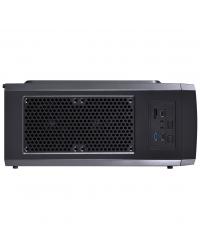 GABINETE MID-TOWER NOVA PLUS PRETO COM 3 FANS LED RGB LATERAL EM ACRÍLICO - NOVPTRGB3FCA