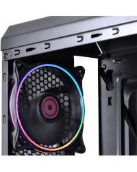 GABINETE MID-TOWER NOVA PLUS PRETO COM 3 FANS LED RGB LATERAL EM ACRÍLICO - NOVPTRGB3FCA