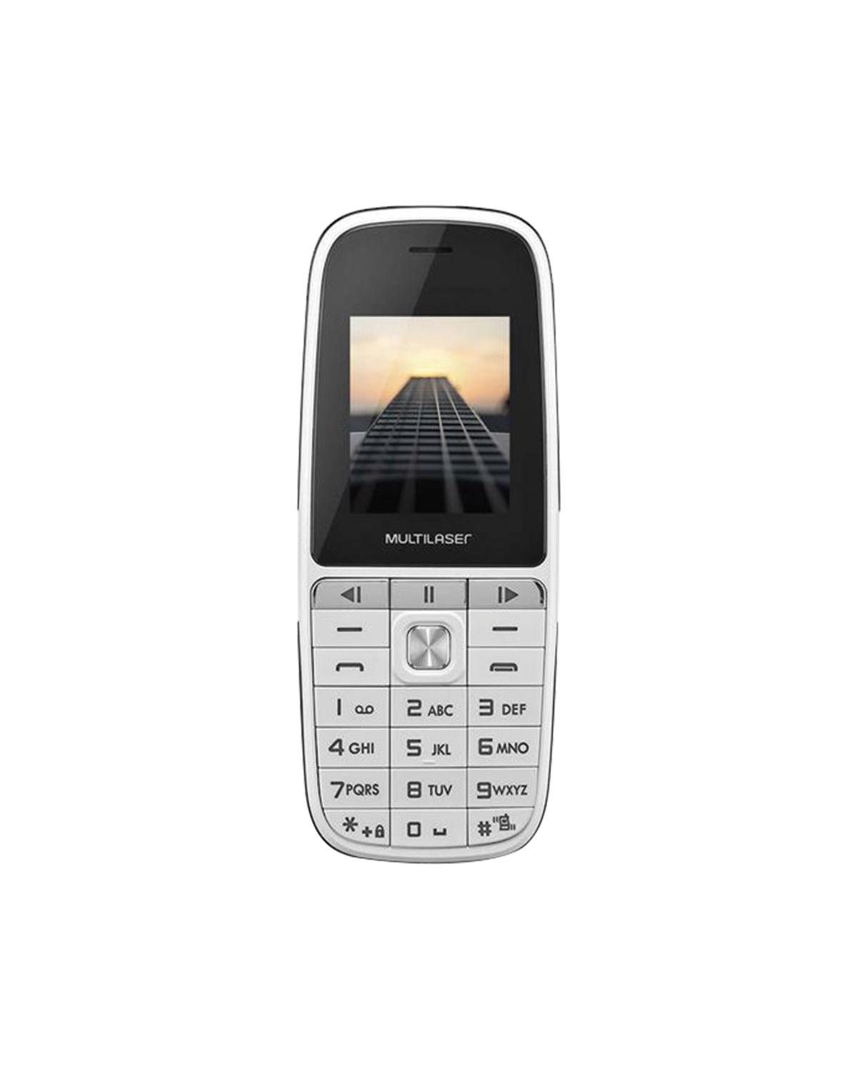 CELULAR UP PLAY DUAL CHIP BRANCO TELA 1,8 COM BLUETOOTH P9077