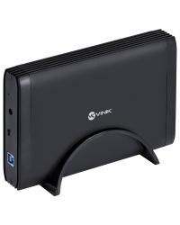 CASE EXTERNO PARA HD 3.5" USB 3.0 TIPO B COM CHAVE I/O PRETO - CH35-30O