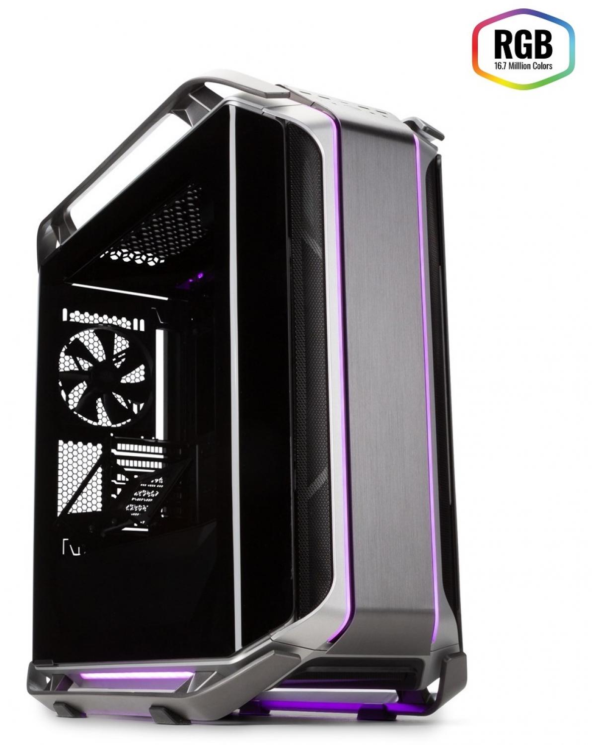 GABINETE COSMOS C700M - VIDRO TEMPERADO - ILUMINAÇÃO RGB - MCC-C700M-MG5N-S00