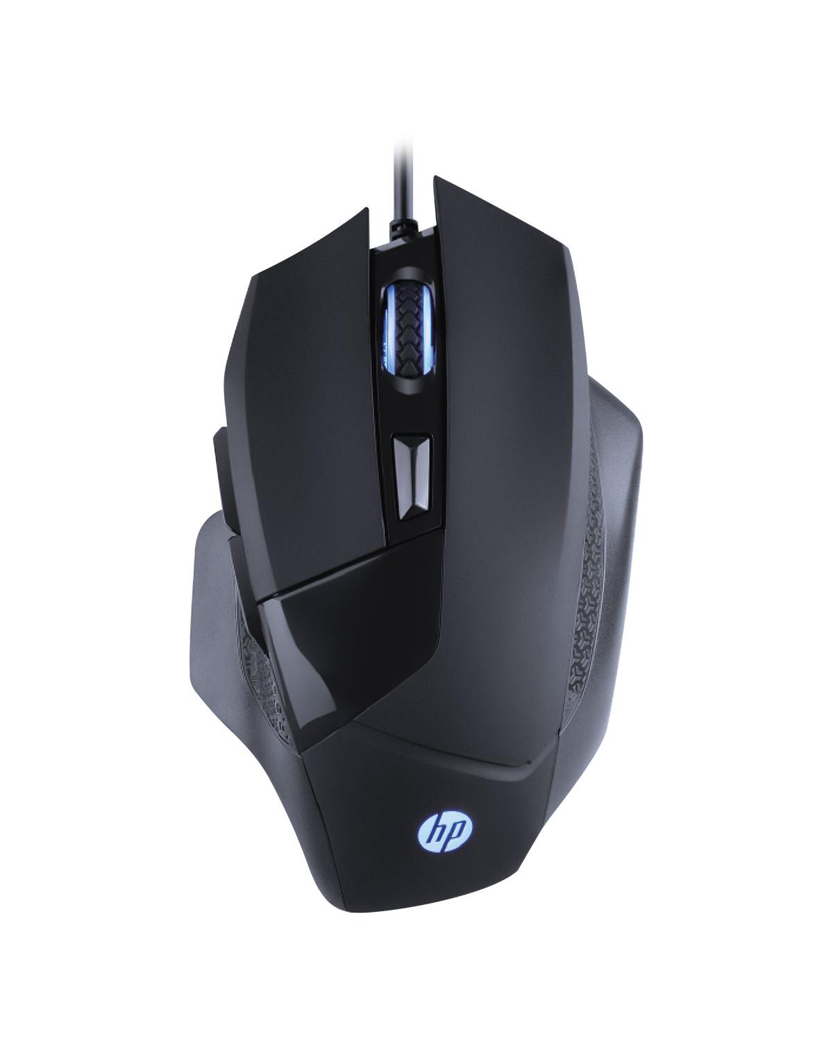 MOUSE HP GAMER USB SENSOR AVAGO A3050 1000/4000 DPI G200 PRETO