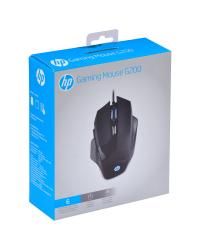 MOUSE HP GAMER USB SENSOR AVAGO A3050 1000/4000 DPI G200 PRETO